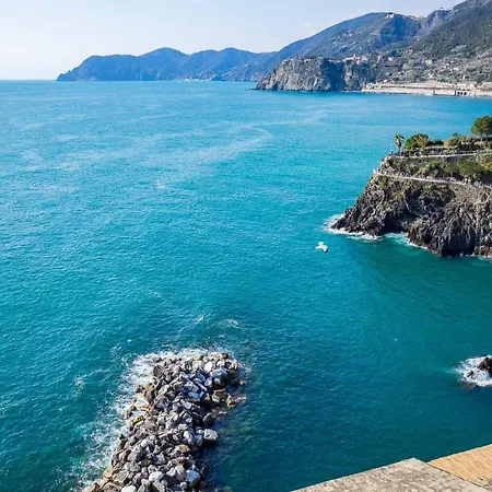 La Lampara Sea View Terrace With Ac 公寓 马纳罗拉