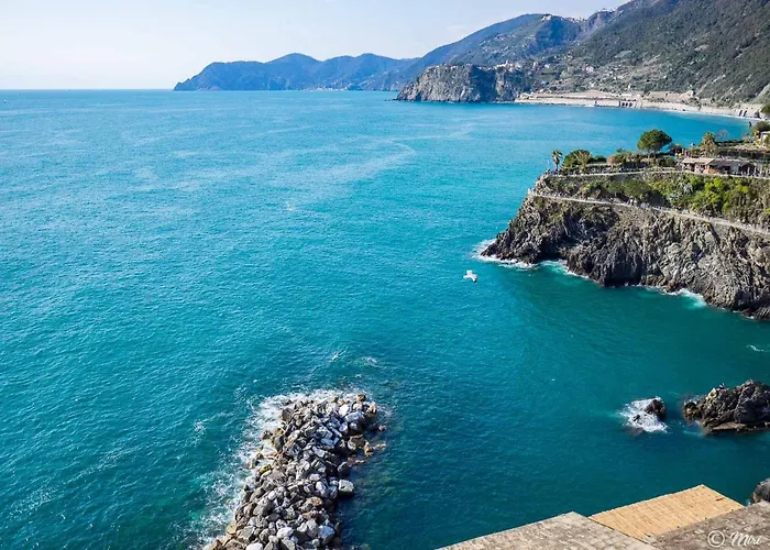 La Lampara Sea View Terrace With Ac 아파트 마나롤라