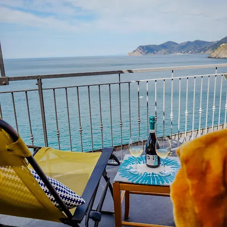 Appartement La Lampara Sea View Terrace Manarola