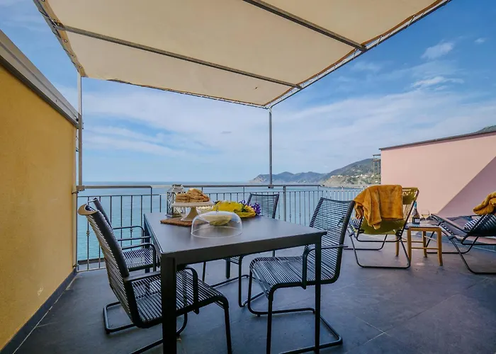 La Lampara Sea View Terrace With Ac Lejlighed Manarola